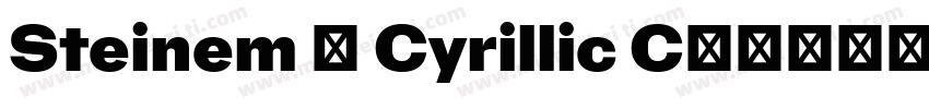 Steinem - Cyrillic C字体转换